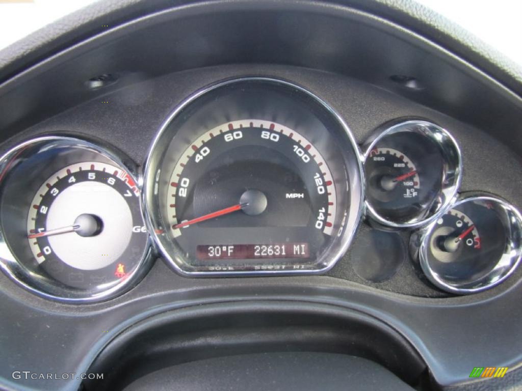2009 G6 V6 Sedan - Performance Red Metallic / Ebony/Light Titanium photo #8