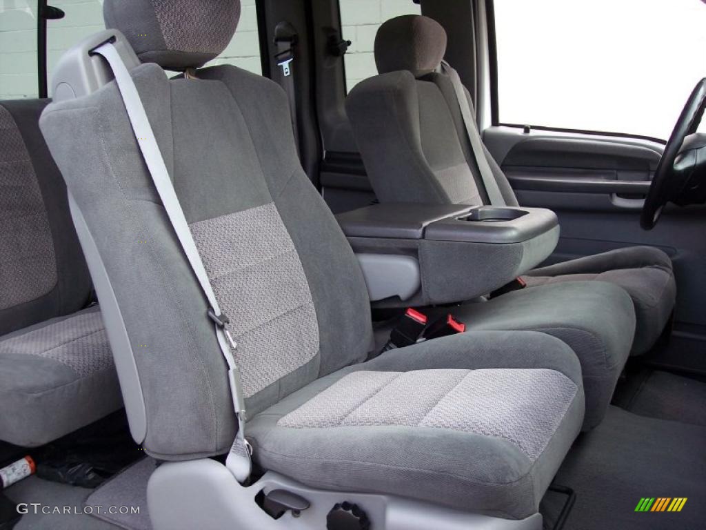 Medium Flint Interior 2003 Ford F350 Super Duty XLT SuperCab 4x4 Photo #40217328
