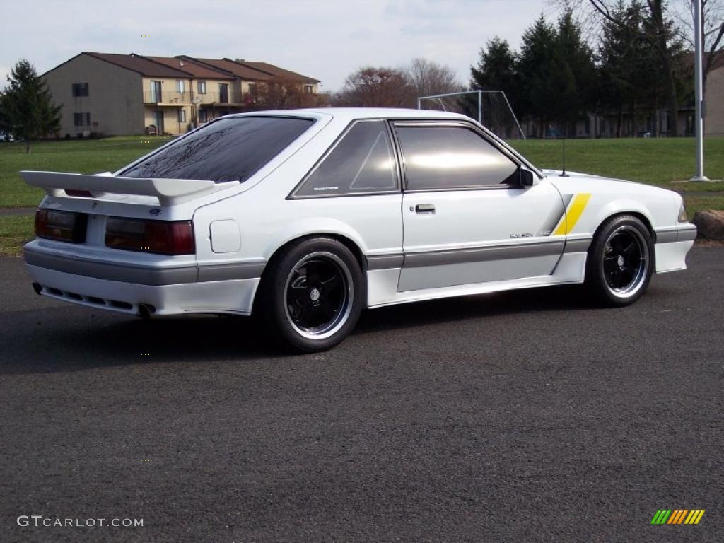 Oxford White 1989 Ford Mustang Saleen SSC Fastback Exterior Photo #40217416