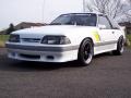 Oxford White 1989 Ford Mustang Saleen SSC Fastback Exterior