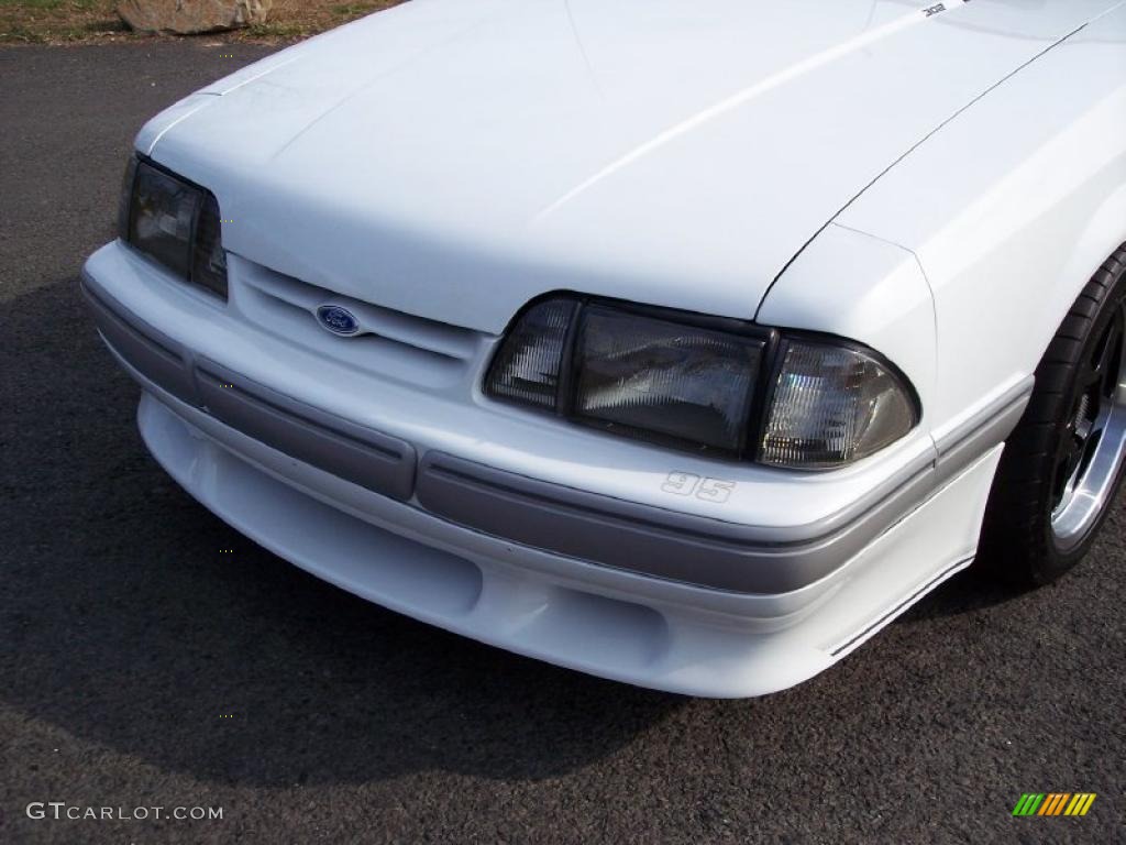 1989 Mustang Saleen SSC Fastback - Oxford White / Saleen Grey/White/Yellow photo #19