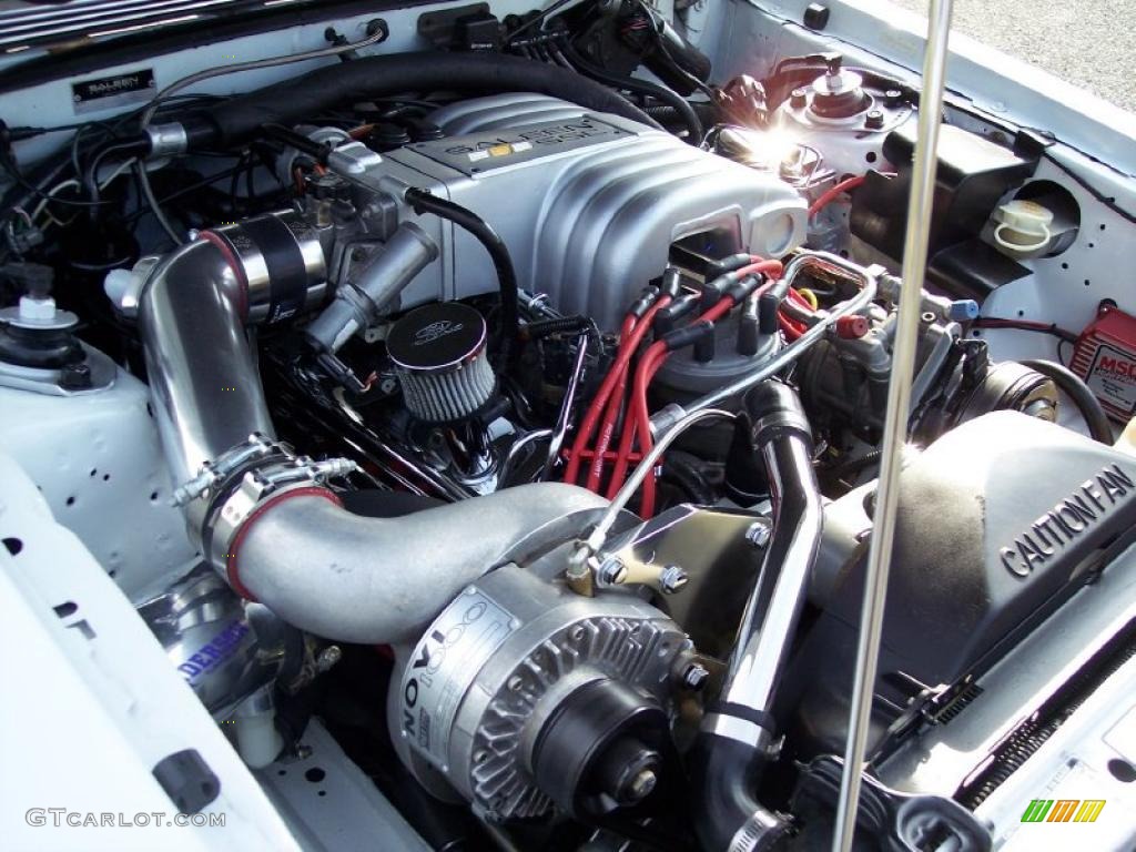 1989 Ford Mustang Saleen SSC Fastback 5.0 Liter Saleen OHV 16-Valve V8 Engine Photo #40217512