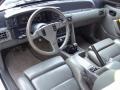 Saleen Grey/White/Yellow 1989 Ford Mustang Saleen SSC Fastback Interior Color