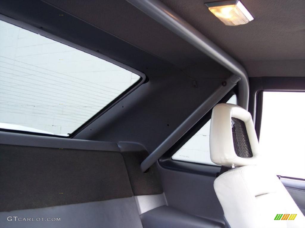 Saleen Grey/White/Yellow Interior 1989 Ford Mustang Saleen SSC Fastback Photo #40217588