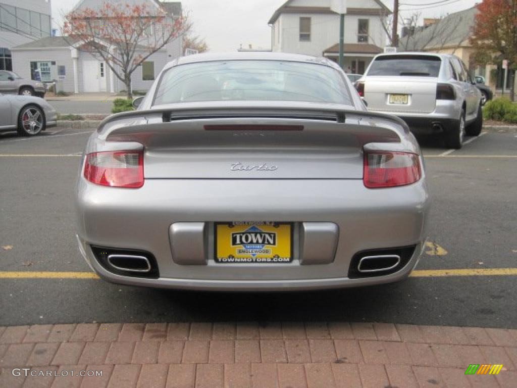 2007 911 Turbo Coupe - GT Silver Metallic / Black/Sand Beige photo #6