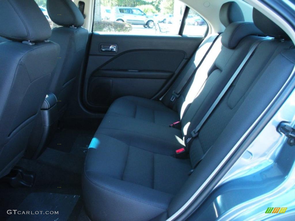 2011 Fusion SE - Steel Blue Metallic / Charcoal Black photo #6