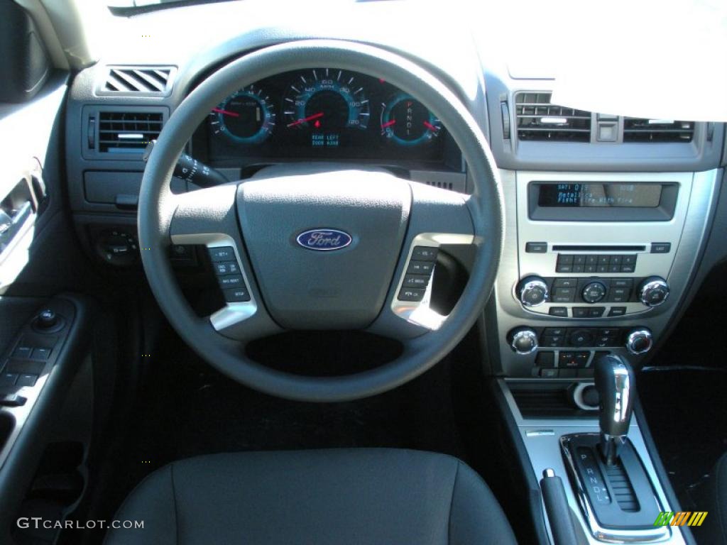 2011 Fusion SE - Steel Blue Metallic / Charcoal Black photo #7