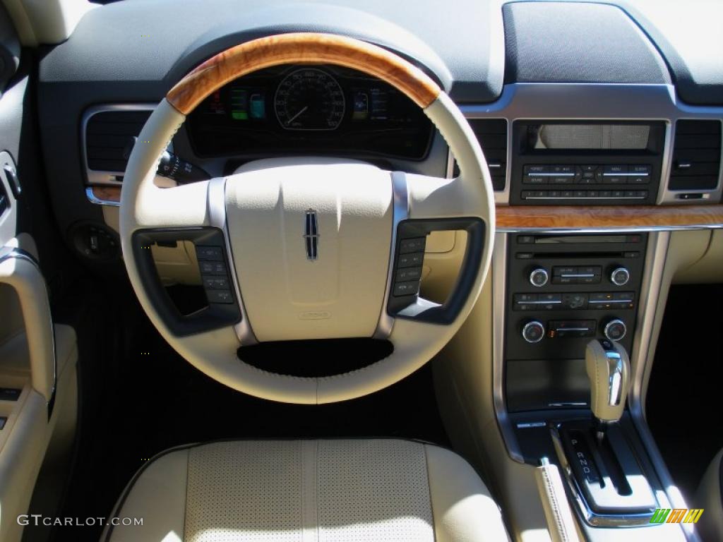 2011 Lincoln MKZ Hybrid Light Camel Dashboard Photo #40221906