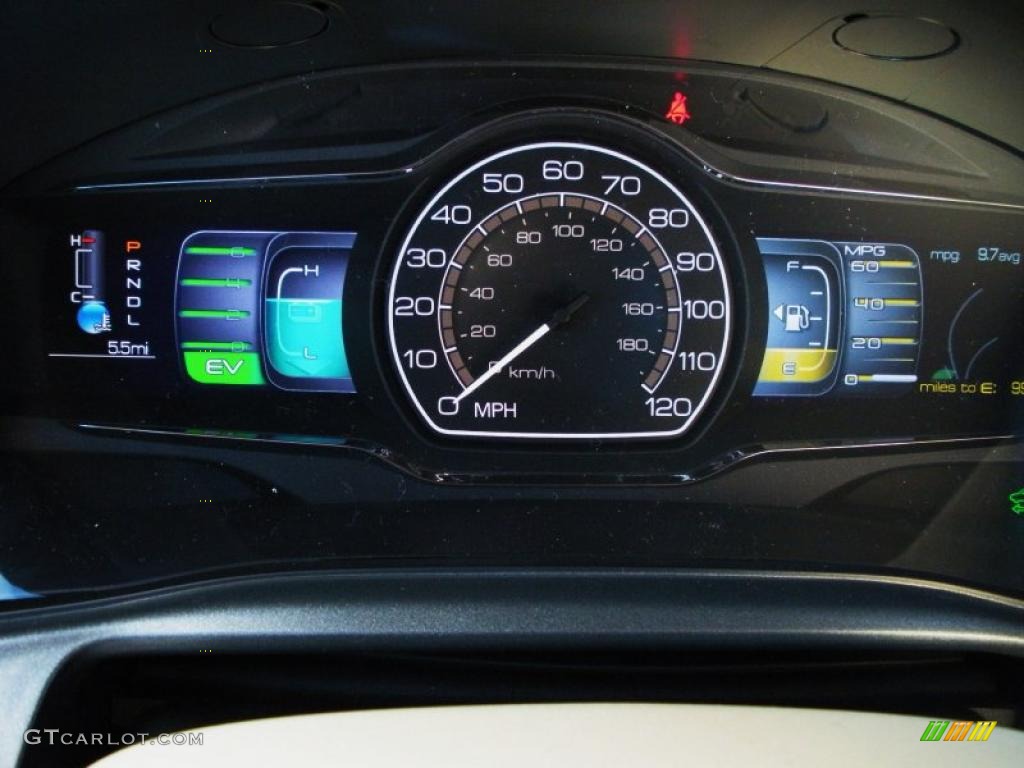 2011 Lincoln MKZ Hybrid Gauges Photo #40221922
