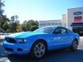 2011 Grabber Blue Ford Mustang V6 Premium Coupe  photo #1