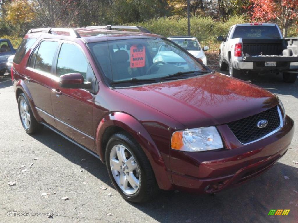 2007 Freestyle Limited AWD - Red Fire Metallic / Pebble Beige photo #5