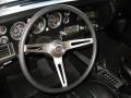 Black 1971 Chevrolet Chevelle SS 454 Convertible Steering Wheel