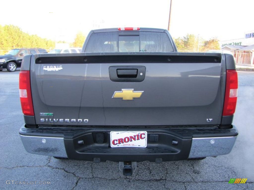 2010 Silverado 1500 LT Extended Cab 4x4 - Taupe Gray Metallic / Ebony photo #6