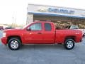 2010 Victory Red Chevrolet Silverado 1500 LT Extended Cab 4x4  photo #4