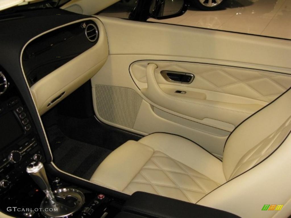 2011 Bentley Continental GTC Speed Magnolia/Beluga Door Panel Photo #40223734