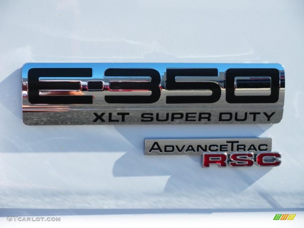 2011 Ford E Series Van E350 XLT Extended Passenger Marks and Logos Photo #40223778