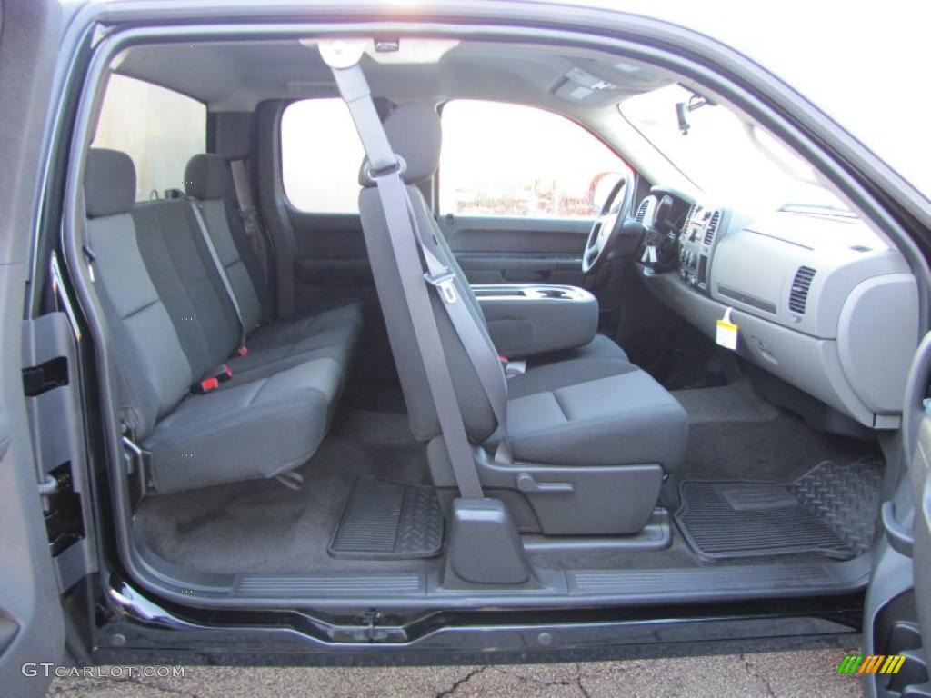 2011 Silverado 1500 LS Extended Cab - Black / Dark Titanium photo #12