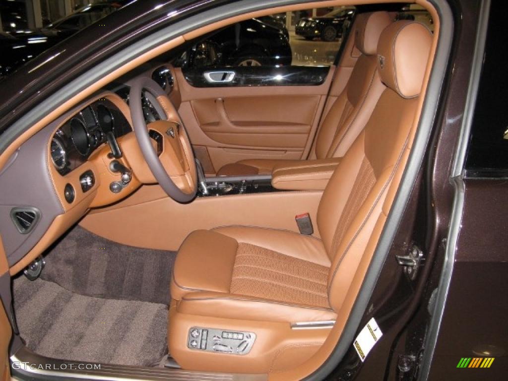 Cognac/Burnt Oak Interior 2011 Bentley Continental Flying Spur Speed Photo #40223930
