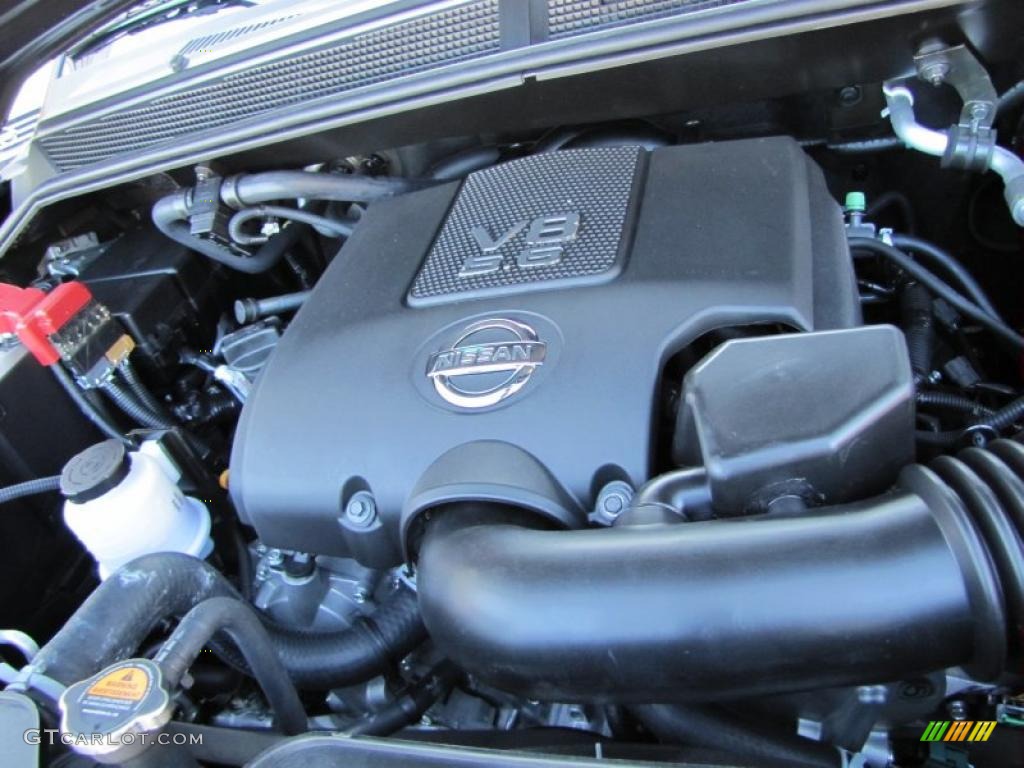 2011 Nissan Titan SL Crew Cab Engine Photos