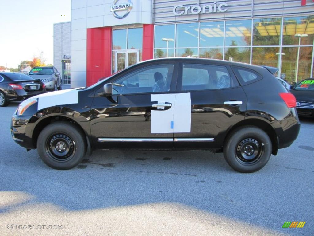 2011 Rogue S - Wicked Black / Black photo #2