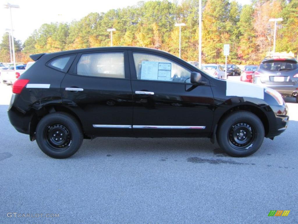 2011 Rogue S - Wicked Black / Black photo #6