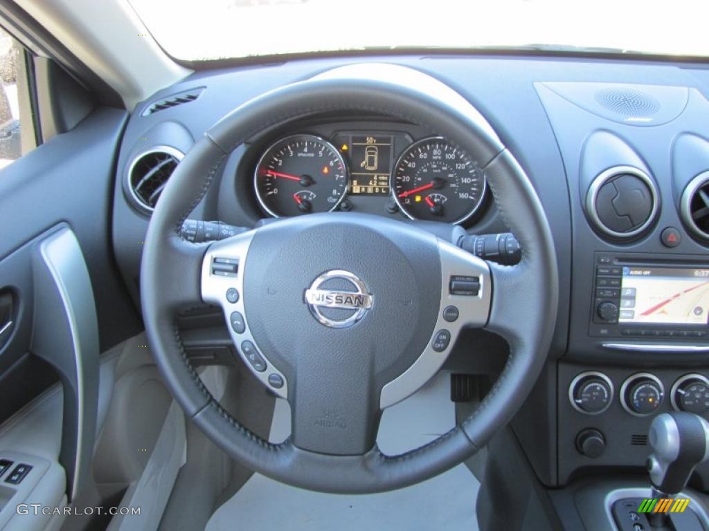 2011 Rogue SL - Silver Ice Metallic / Gray photo #11