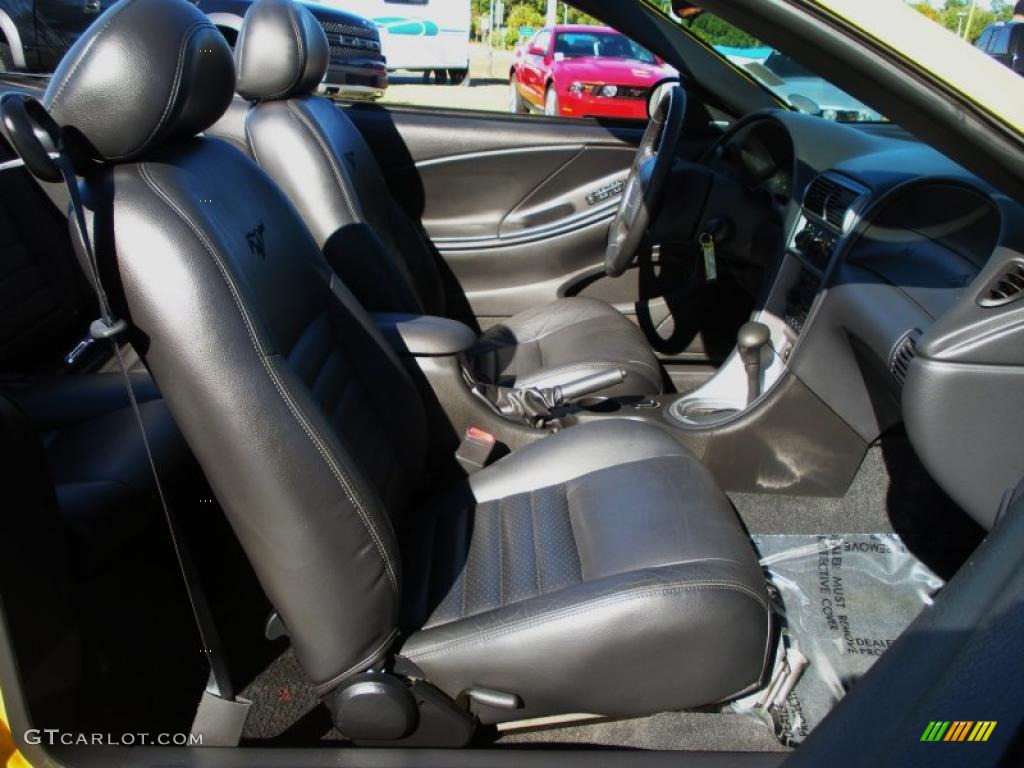 Dark Charcoal Interior 2004 Ford Mustang GT Convertible Photo #40225042