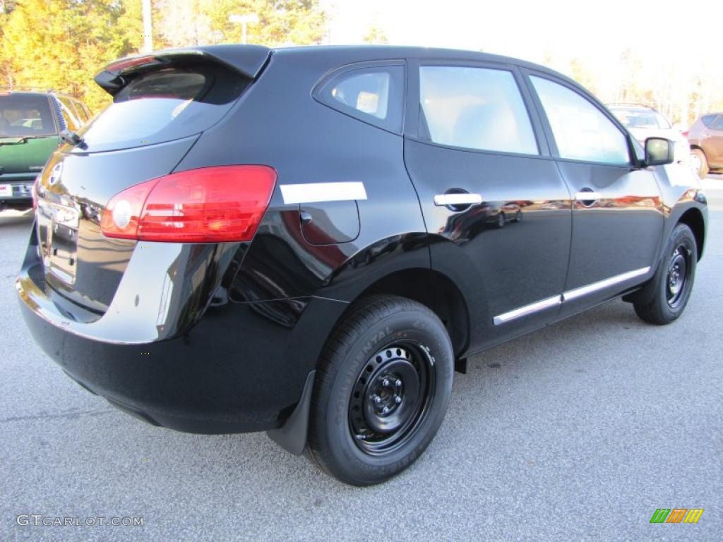 2011 Rogue S - Wicked Black / Gray photo #5