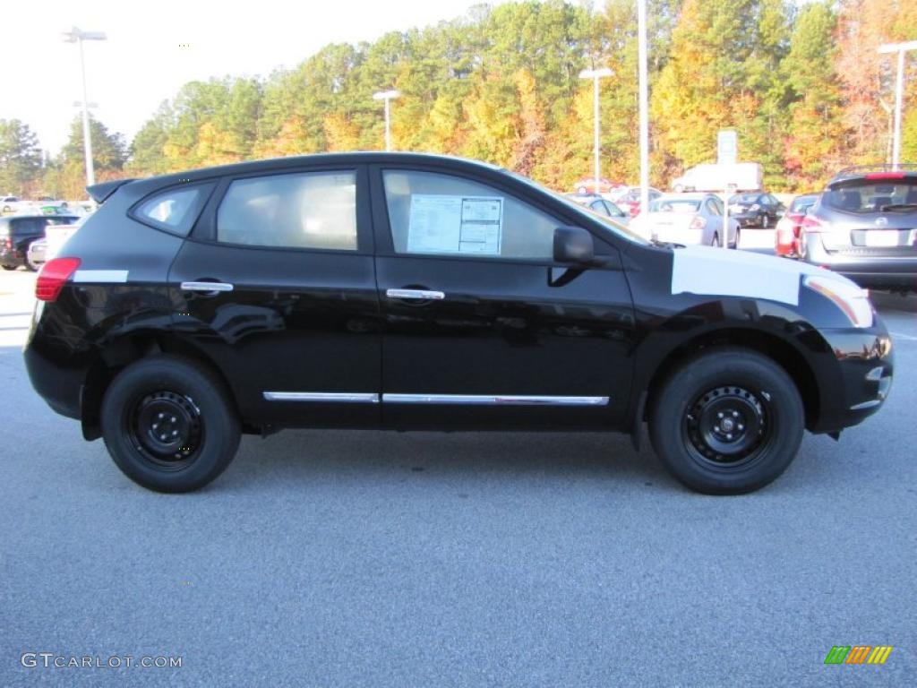 2011 Rogue S - Wicked Black / Gray photo #6