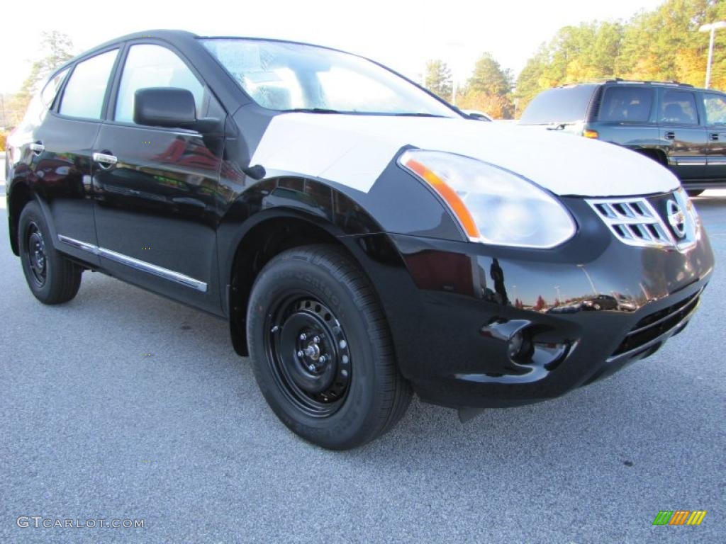 2011 Rogue S - Wicked Black / Gray photo #7
