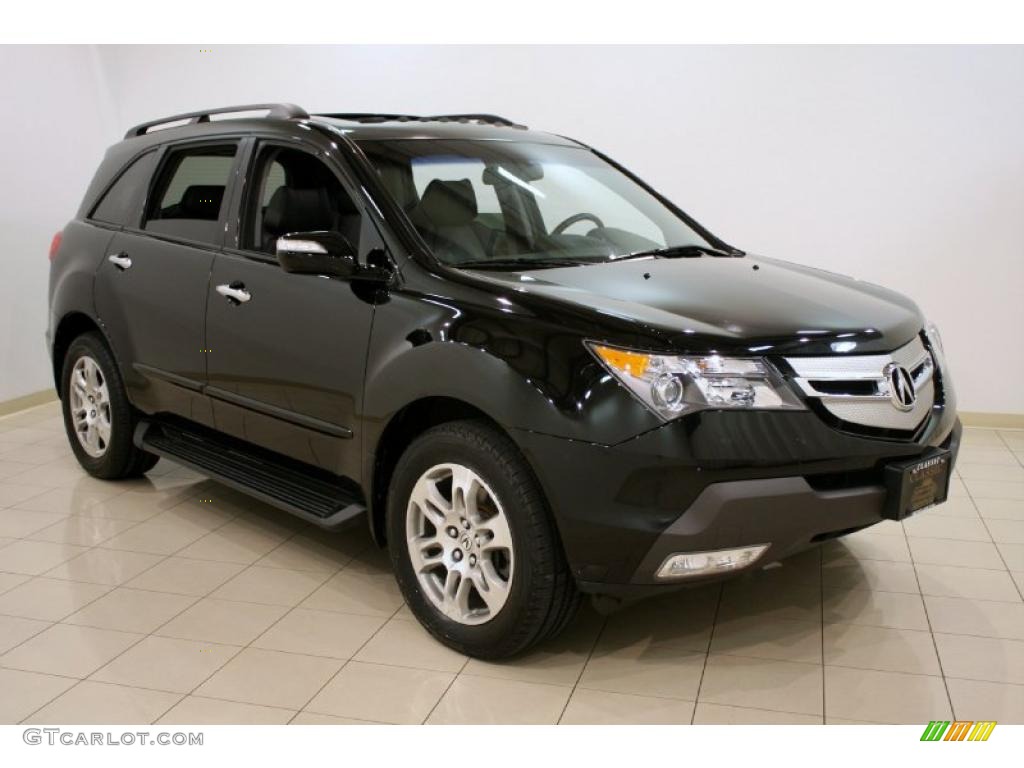 Formal Black 2009 Acura MDX Technology Exterior Photo #40226430