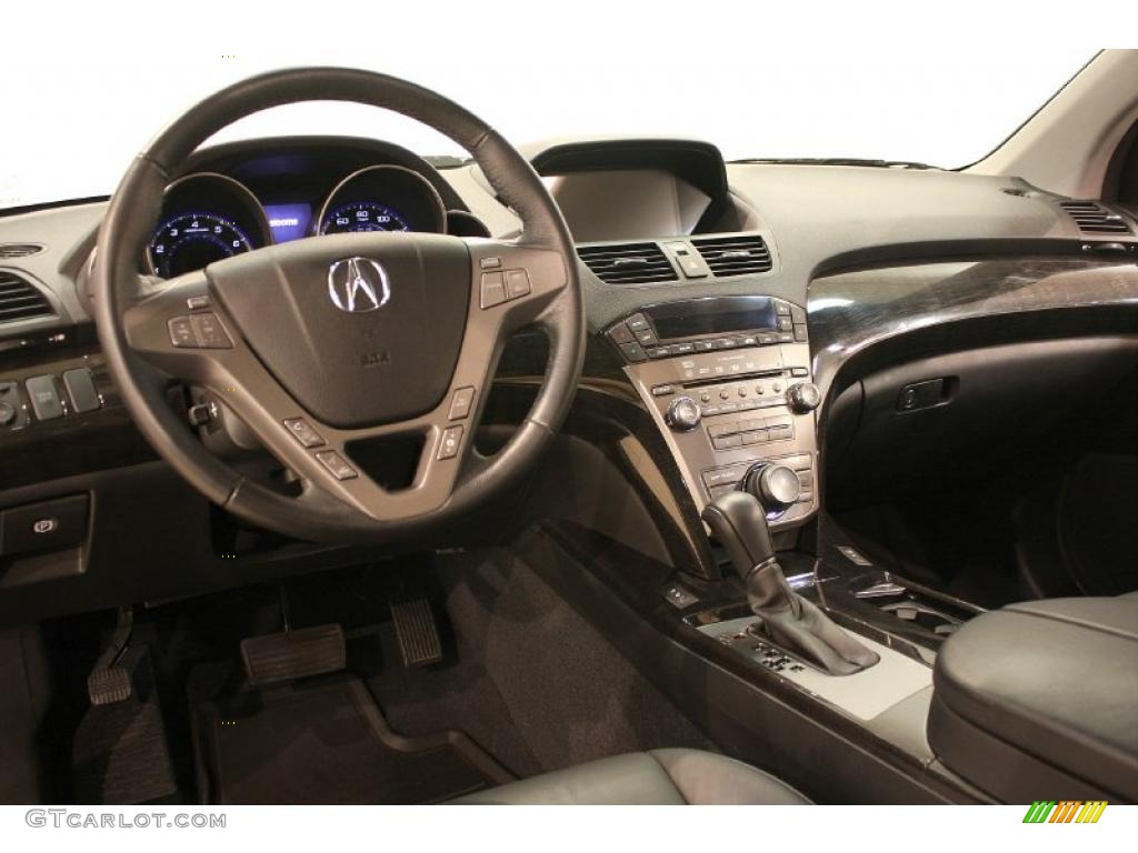 Ebony Interior 2009 Acura MDX Technology Photo #40226622