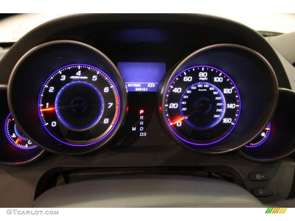 2009 Acura MDX Technology Gauges Photo #40226650