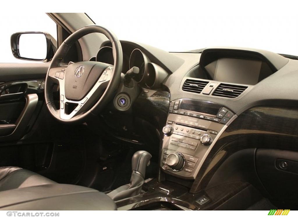 2009 Acura MDX Technology Ebony Dashboard Photo #40226718