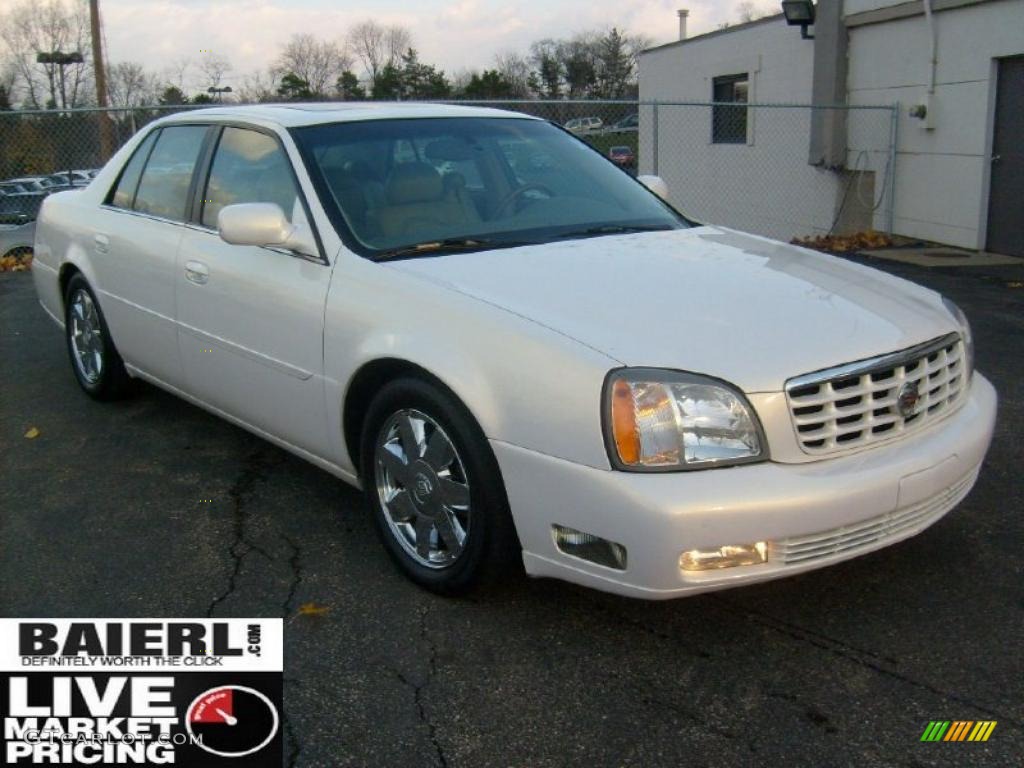2004 DeVille DTS - White Diamond / Cashmere photo #1