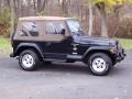 1998 Black Jeep Wrangler Sahara 4x4  photo #18