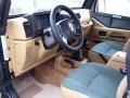 Green/Khaki Prime Interior Photo for 1998 Jeep Wrangler #40229210