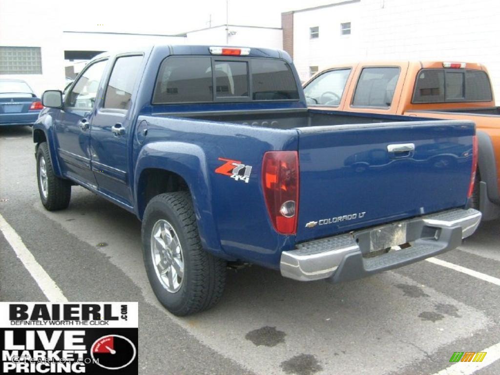 Deep Navy 2010 Chevrolet Colorado LT Crew Cab 4x4 Exterior Photo #40229530