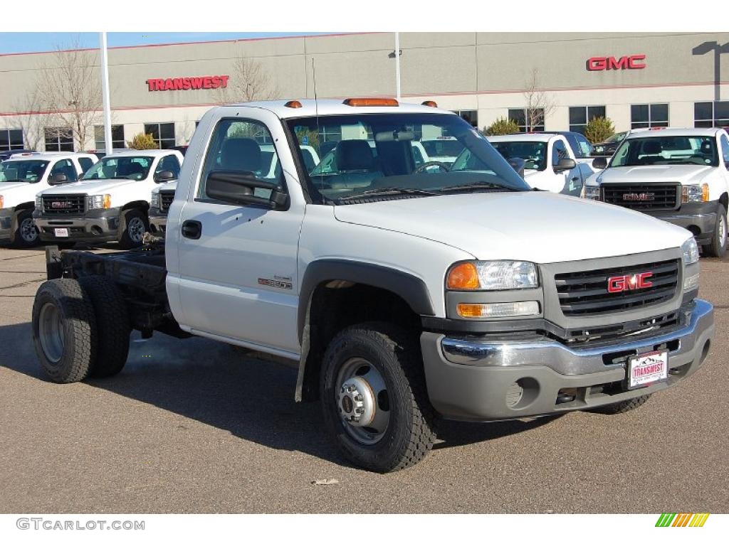 2006 GMC Sierra 3500 Work Truck Regular Cab 4x4 Dually Chassis Exterior Photos