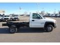 Summit White - Sierra 3500 Work Truck Regular Cab 4x4 Dually Chassis Photo No. 7