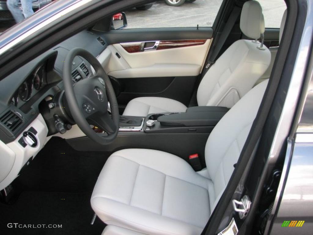 Grey/Black Interior 2011 Mercedes-Benz C 300 Sport 4Matic Photo #40230138