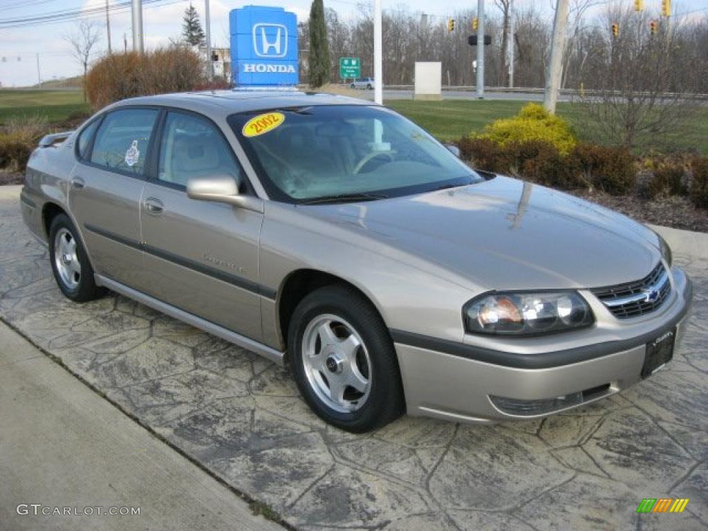 2002 Impala LS - Sandrift Metallic / Medium Gray photo #1