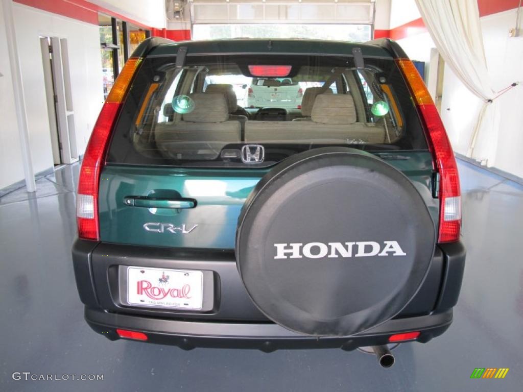 2003 CR-V LX - Clover Green Pearl / Saddle photo #3