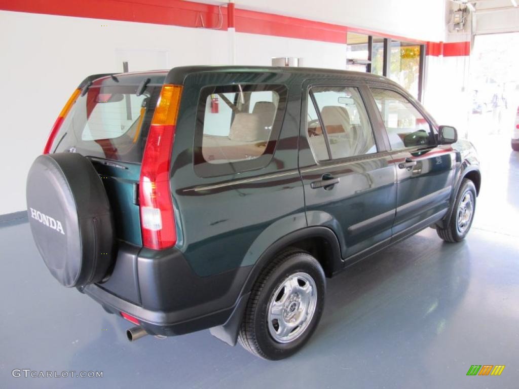2003 CR-V LX - Clover Green Pearl / Saddle photo #4