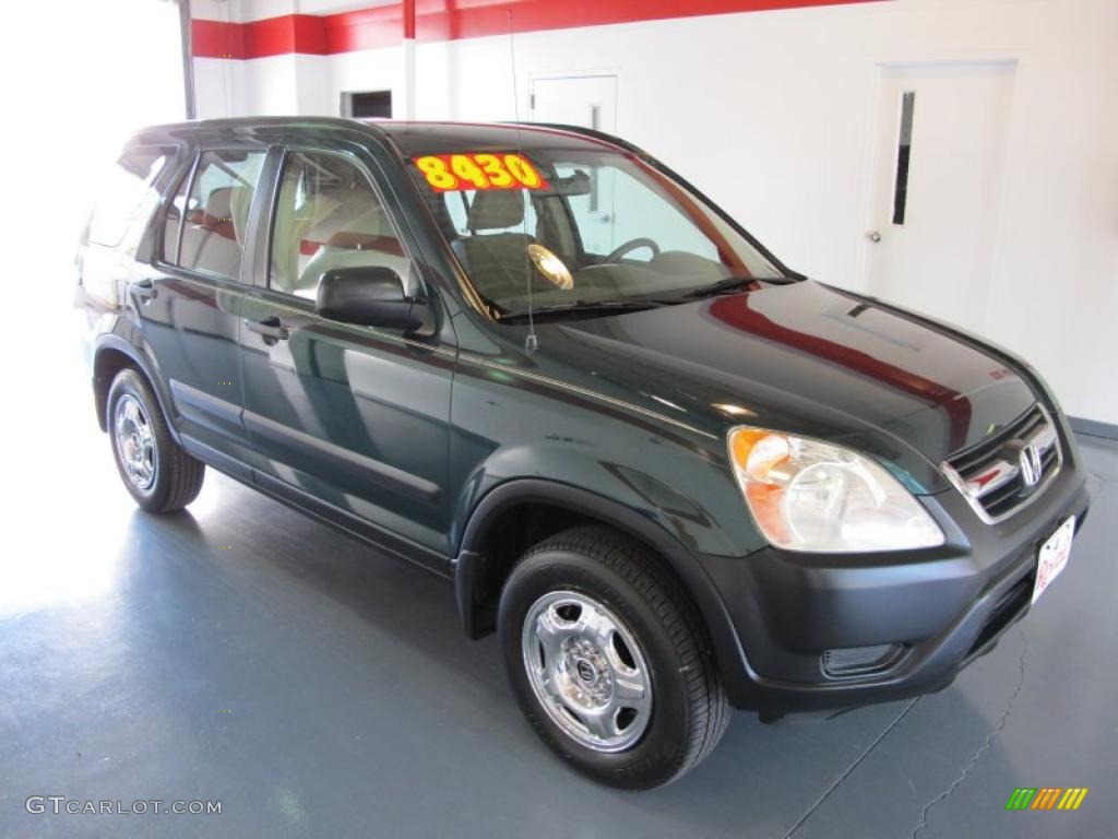2003 CR-V LX - Clover Green Pearl / Saddle photo #5