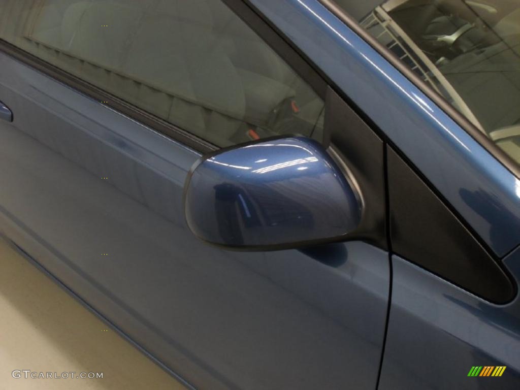 2007 Civic EX Coupe - Atomic Blue Metallic / Gray photo #21