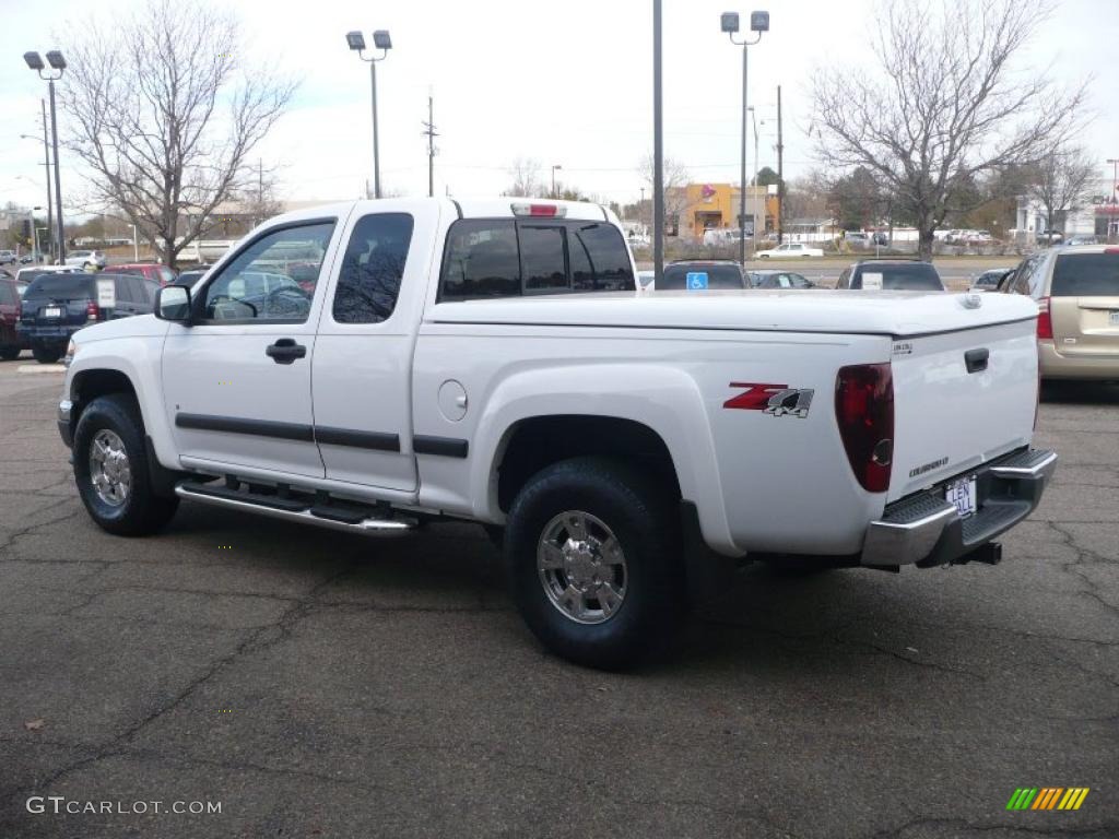 Summit White 2007 Chevrolet Colorado LT Extended Cab 4x4 Exterior Photo #40231474