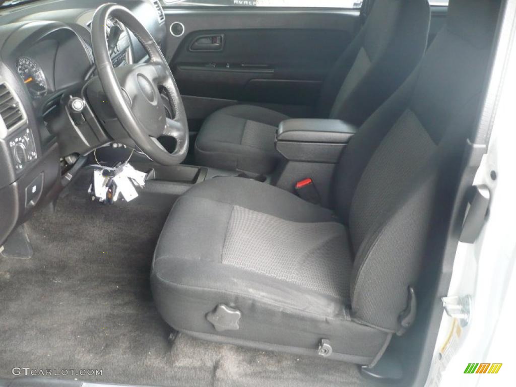 Very Dark Pewter Interior 2007 Chevrolet Colorado LT Extended Cab 4x4 Photo #40231558