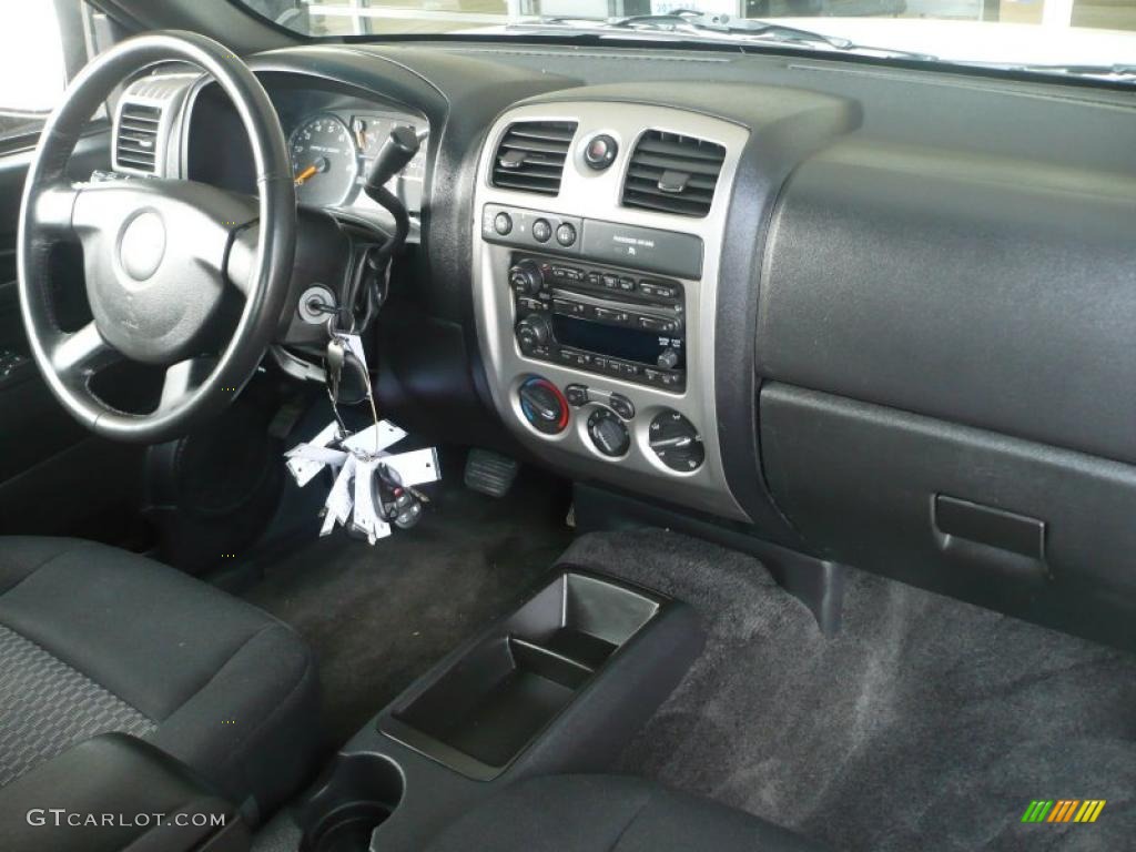 2007 Chevrolet Colorado LT Extended Cab 4x4 Very Dark Pewter Dashboard Photo #40231686