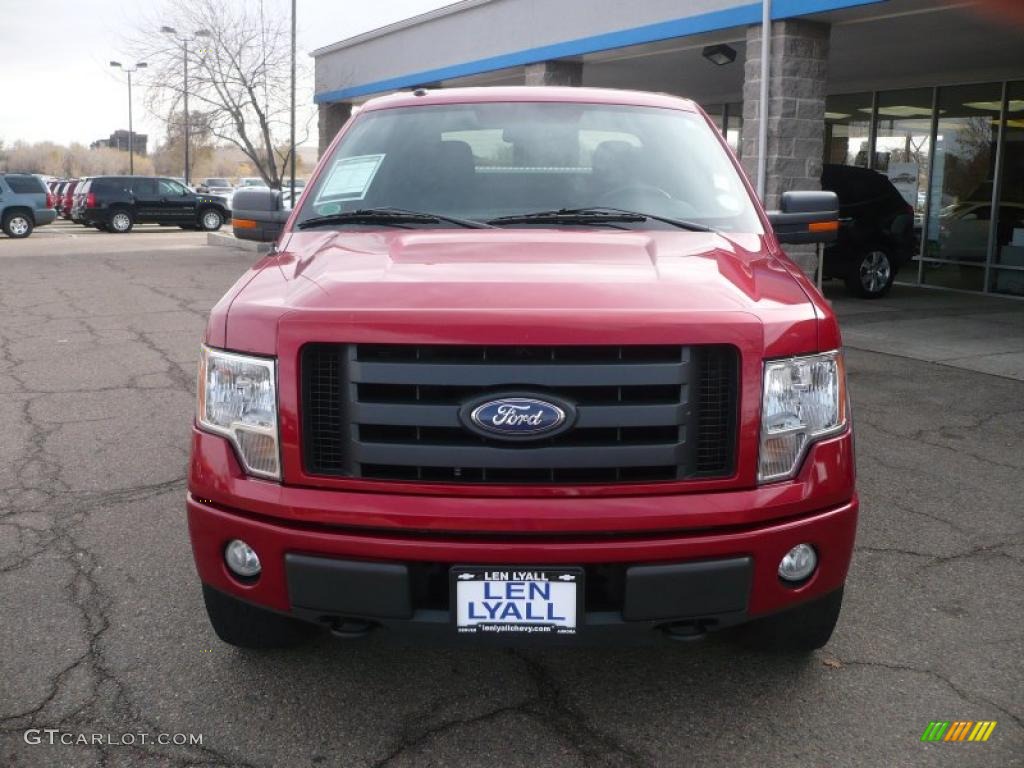 2010 F150 FX4 SuperCrew 4x4 - Red Candy Metallic / Black photo #3